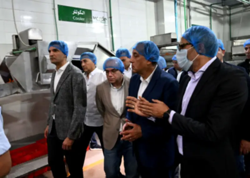 رئيس الوزراء يتفقد مصنع فيردي فودز في بنها بطاقة إنتاجية سنوية 3000 طن