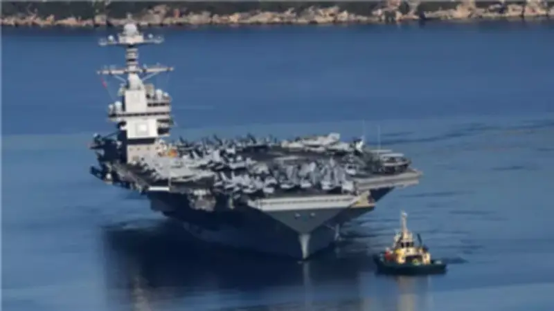 حاملة الطائرات الأمريكية فورد تغادر الشرق الأوسط بعد 309 أيام قياسية