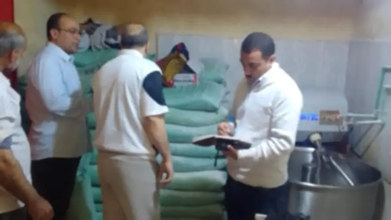 حملات تموينية مكثفة على المخابز في الدقهلية تضبط 31 مخالفة