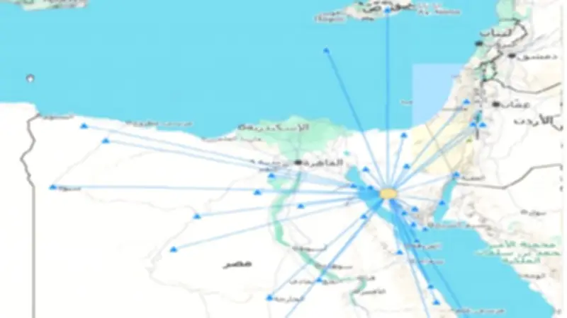 هزة أرضية بقوة 4.3 درجة تضرب قرب سانت كاترين بجنوب سيناء
