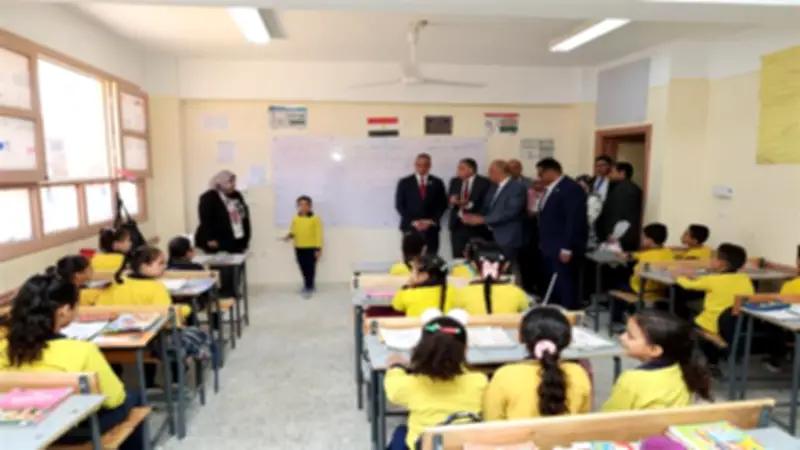 محافظ الجيزة يفتتح مدرستين جديدتين في إمبابة بـ52 فصلاً دراسياً