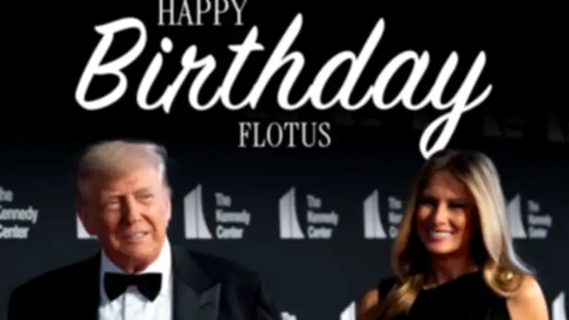 البيت الأبيض يحتفي بعيد ميلاد ميلانيا ترامب الـ56 بتهنئة خاصة
