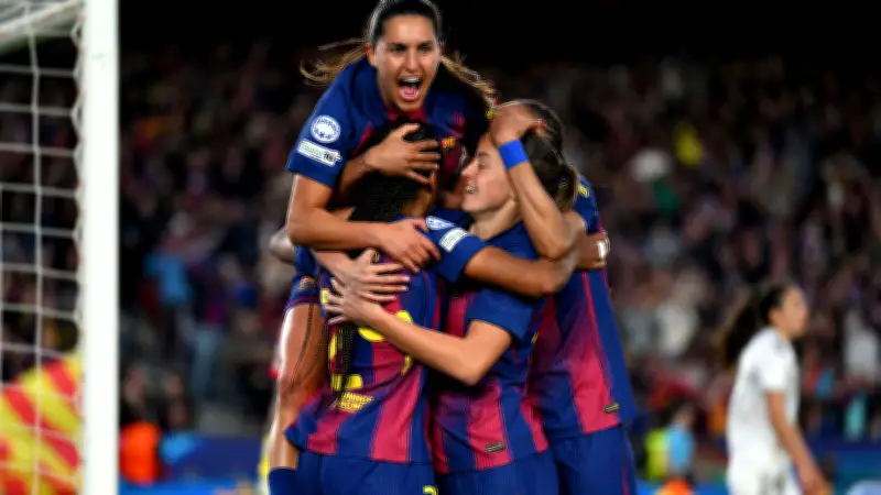 هيمنة تاريخية: برشلونة للسيدات يسحق ريال مدريد 6-0 ويحقق 50 هدفاً في 13 لقاء