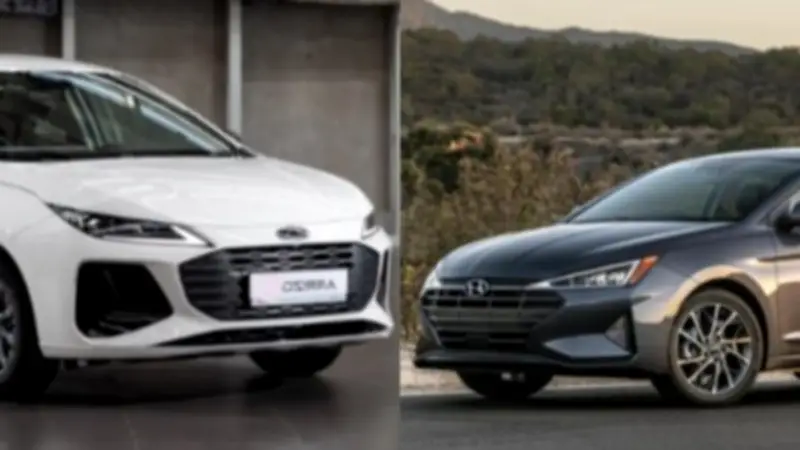 مقارنة شاملة بين هيونداي إلنترا وشيري أريزو 6 جي تي 2026 في مصر