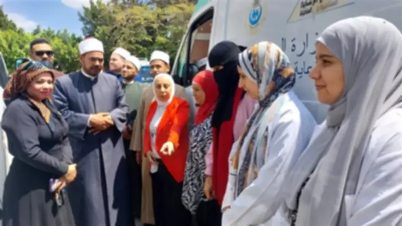 محافظة الإسماعيلية تنظم قافلة طبية ودعوية شاملة لأهالي قرية الكيلو 7 بالقنطرة غرب