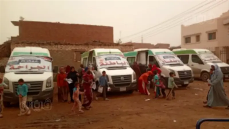 قافلة طبية مجانية بقرية سالم البحيري في بني سويف تقدم خدمات لـ761 مواطنًا