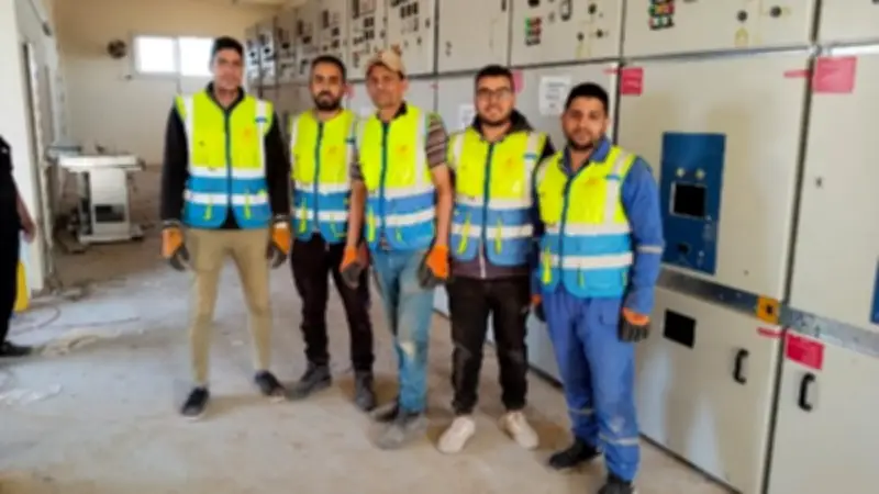 إطلاق التيار الكهربائي بموزع الحمراء في البحيرة بتكلفة 9.5 مليون جنيه