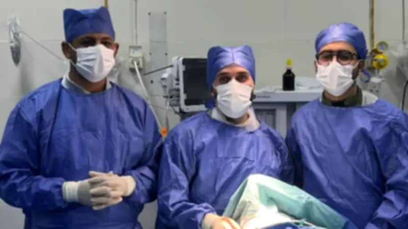 نجاح علاج جراحي مرحلي لحالة كيس عظمي معقد بالفك السفلي بمستشفى شربين في الدقهلية