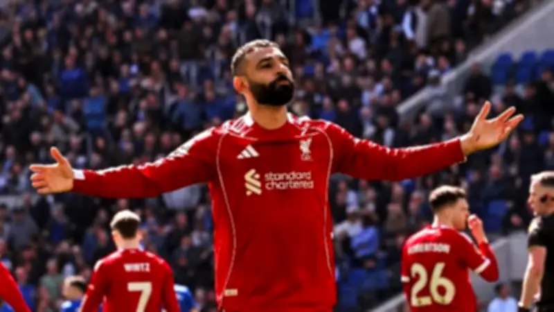 محمد صلاح يتوج ملكًا لديربي الميرسيسايد بأرقام تاريخية أمام إيفرتون