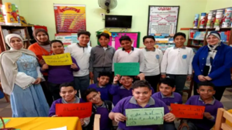 ألعاب ومسابقات رسم ضمن حملات «مياه القناة» لتوعية الطلاب بترشيد استهلاك المياه