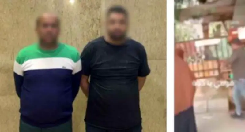 الداخلية تضبط بائعي حلوان المتسببين في واقعة سكب المياه على الرصيف