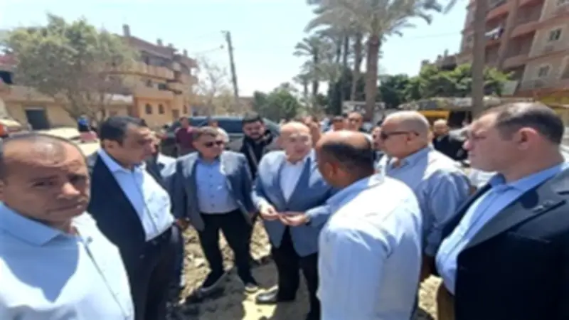 نائب محافظ الجيزة يوجه بتسريع مشروع الصرف الصحي بقرية المتانيا استعدادًا للتشغيل التجريبي