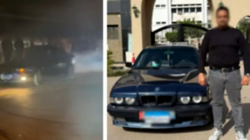 القبض على سائق قام بحركات استعراضية خطيرة بسيارته خلال حفل زفاف في البحيرة