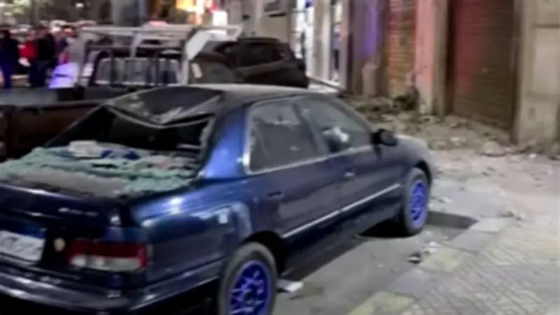 انهيار شرفة منزل بالطابق الثالث في الإسكندرية دون إصابات