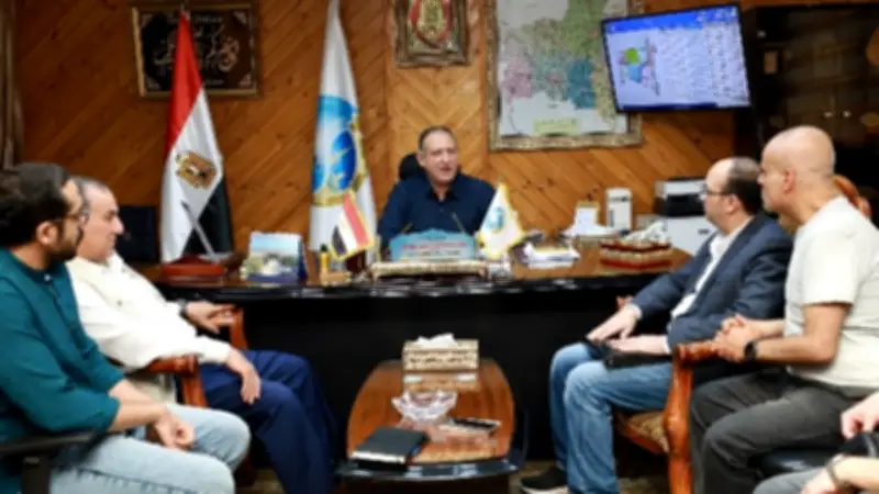 رئيس مياه الغربية يستقبل مدير وحدة مشروع تحسين الخدمة بمصرف كيتشنر