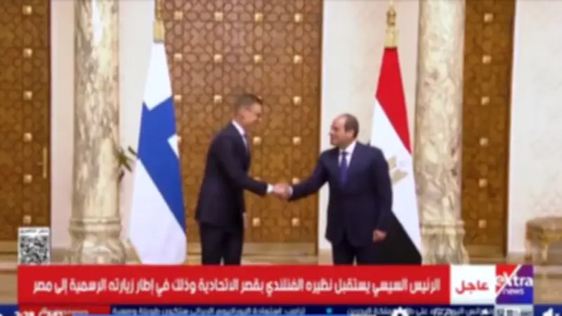 الرئيس السيسي يؤكد على فرص مصر الواعدة وتطوير البنية التحتية في لقاء مع نظيره الفنلندي