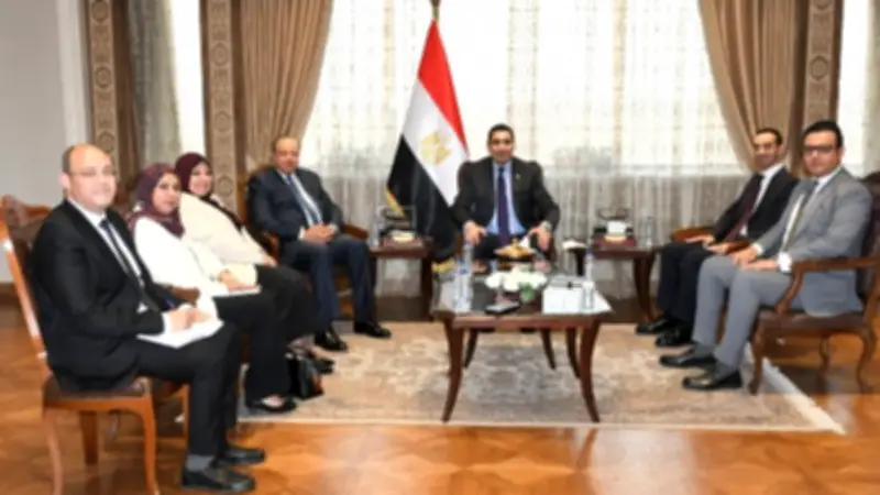 وزير الرياضة يلتقي رئيس الجهاز المصري للملكية الفكرية لبحث استعدادات اليوم العالمي