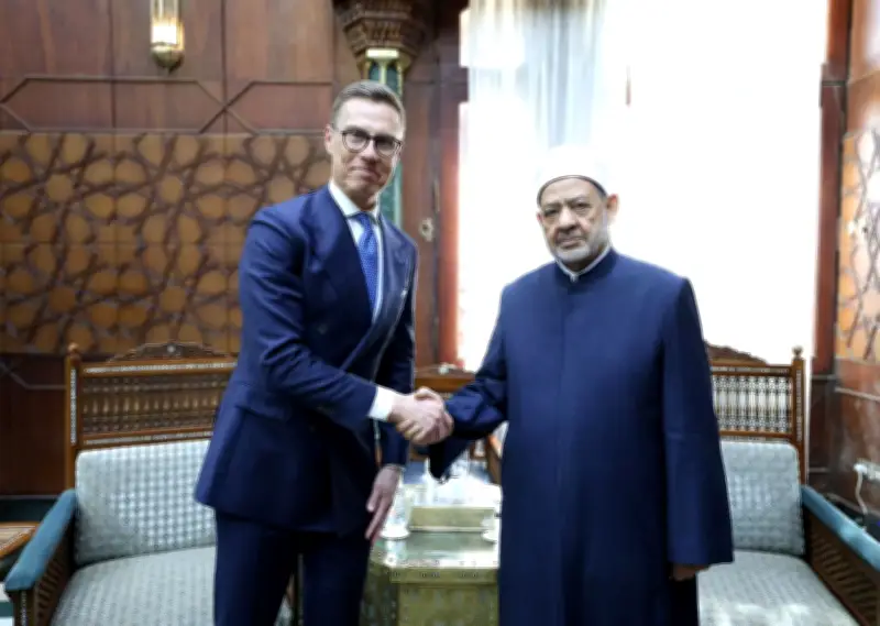شيخ الأزهر يستقبل رئيس فنلندا: الإنسان اليوم يعاني من فوضى تقود العالم نحو الجنون