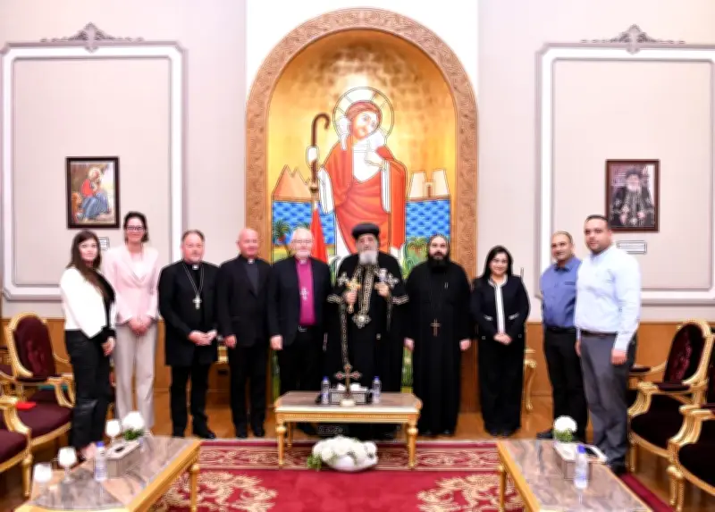 البابا تواضروس يستقبل الأمين العام لمجلس كنائس المجر لبحث التعاون المشترك