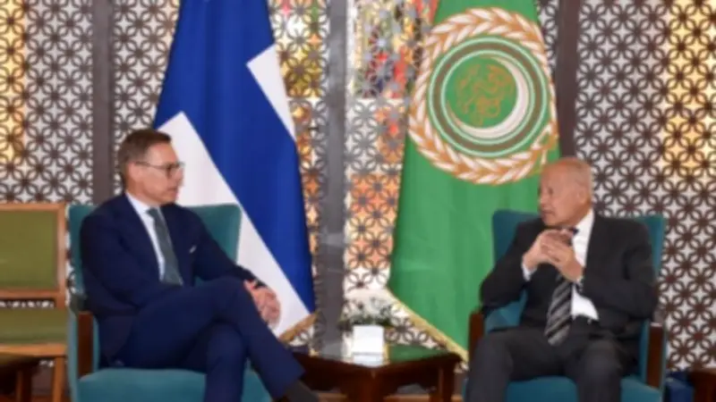 لقاء أبو الغيط والرئيس الفنلندي بالقاهرة يناقش القضية الفلسطينية والاعتداءات الإيرانية