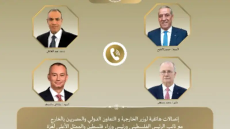 وزير الخارجية المصري يبحث مع قادة فلسطينيين تطورات الأوضاع في الأراضي المحتلة