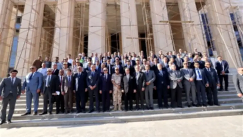 وزير العدل يتفقد مشروع مدينة العدالة بالعاصمة الإدارية لمتابعة معدلات الإنجاز