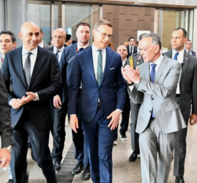 رئيس فنلندا يزور المتحف المصري الكبير وأهرامات الجيزة في زيارة رسمية لمصر