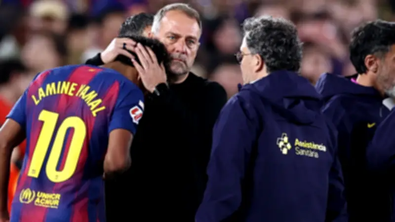 إصابة يامال تهدد موسم برشلونة ومشاركة إسبانيا في كأس العالم