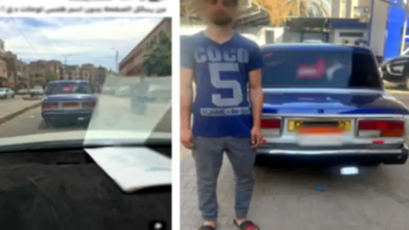 القبض على سائق بطمس لوحة سيارته الأجرة في سوهاج