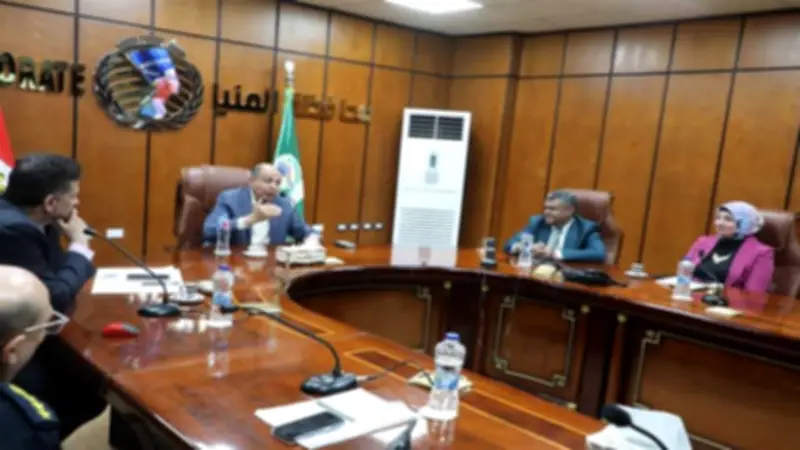 محافظ المنيا يبحث مع المؤسسات العلاجية غير الحكومية الاستثمار الصحي