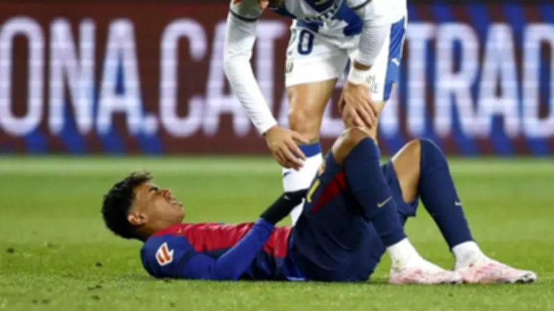برشلونة يعلن انتهاء موسم لامين يامال بعد إصابته أمام سيلتا فيغو