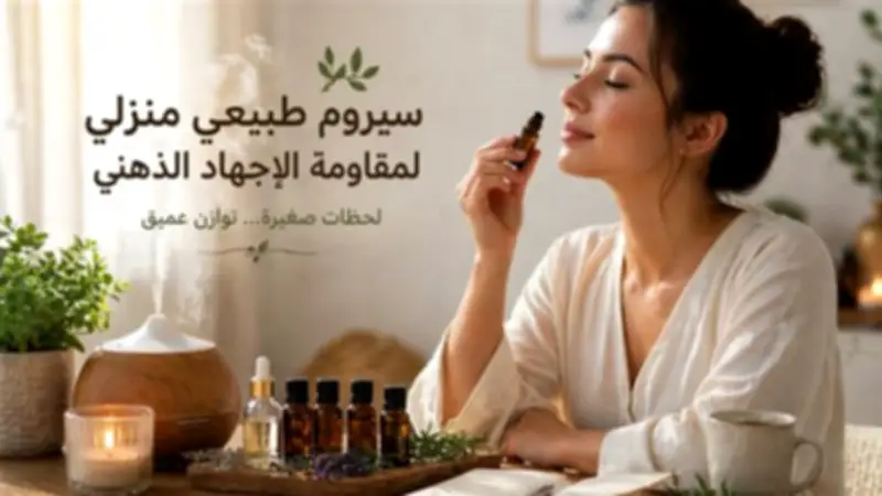 سيروم طبيعي منزلي لمقاومة الإجهاد الذهني: وصفة سهلة وفعالة