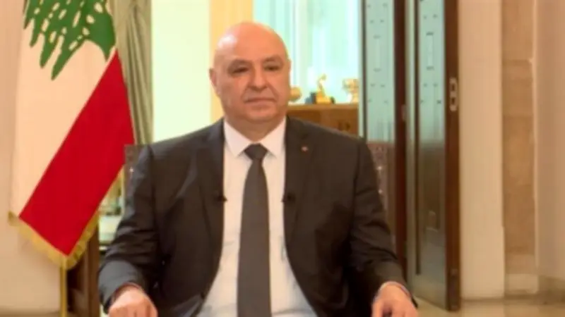 وزير الإعلام اللبناني: عون شكر الدول العربية على المساعدات وأكد رفض الاتصال بنتنياهو