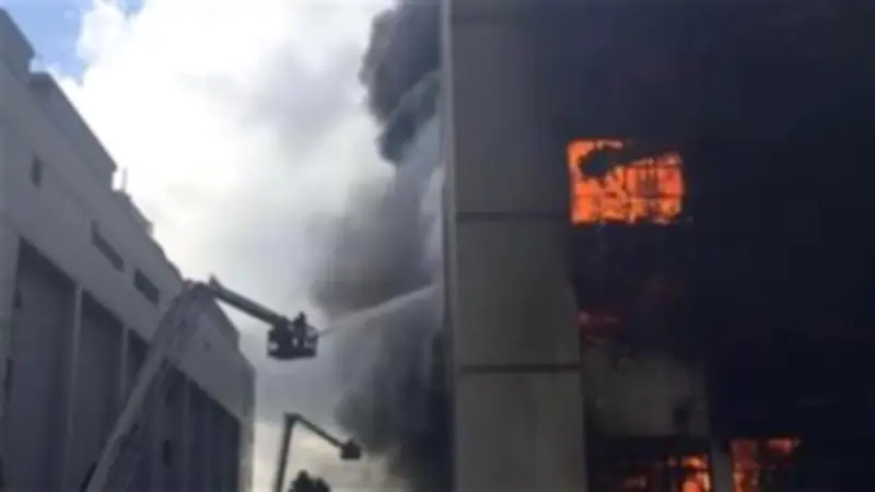 انتداب المعمل الجنائي لكشف أسباب حريق شقة في دار السلام بالقاهرة