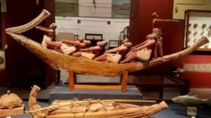 أسرار الملاحة النيلية القديمة في معرض أثري مؤقت بالمتحف المصري بالتحرير