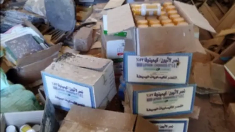 ضبط مخزن مبيدات مغشوشة ومحظورة في البداري بأسيوط