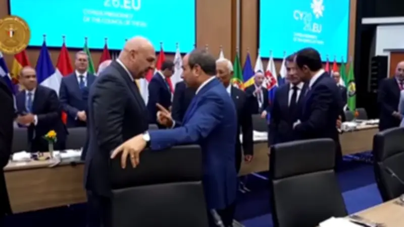 الرئيس السيسي يلتقي نظيره اللبناني قبل انطلاق اجتماع نيقوسيا التشاوري