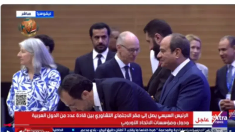 الرئيس السيسي يشارك في اجتماع تشاوري مع قادة عرب وأوروبيين بقبرص