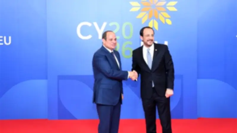 السيسي ونظيره القبرصي يبحثان تعزيز التعاون التجاري والاستثماري والسياحي
