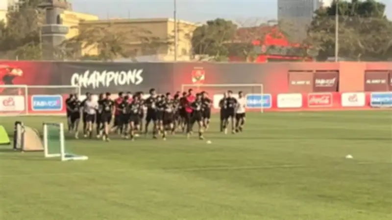 كواليس مران الأهلي الأخير قبل موقعة بيراميدز في الدوري الممتاز