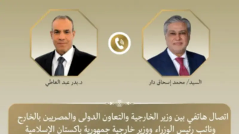 وزير الخارجية يبحث مع نظيره الباكستاني مسار مفاوضات أمريكا وإيران