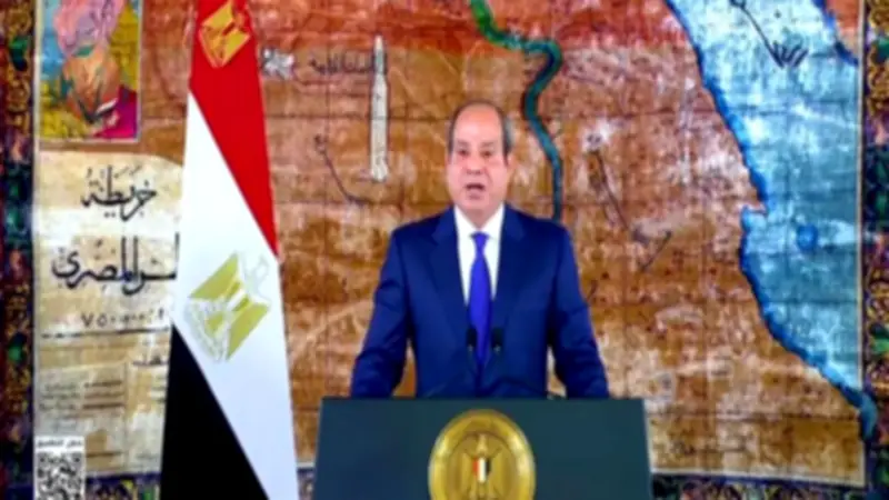 الرئيس السيسي يحذر من مساعٍ مدبرة لإعادة رسم خريطة الشرق الأوسط تحت دعاوى أيديولوجية متطرفة