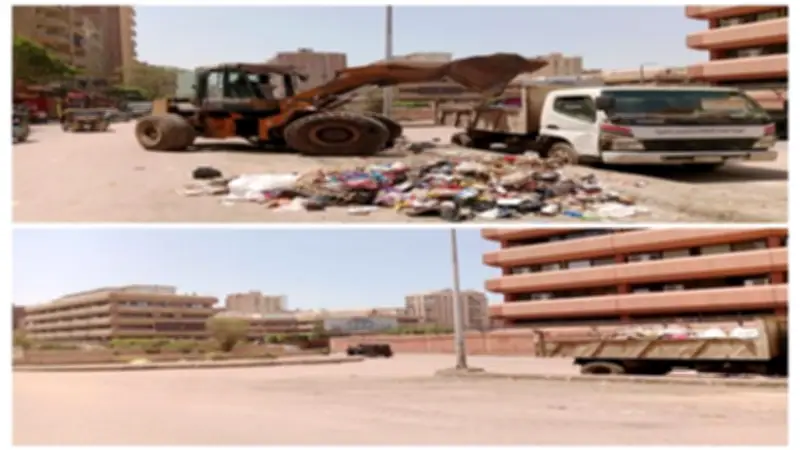 محافظ الجيزة يوجه بتكثيف حملات النظافة وإزالة تعديات البناء بالوراق