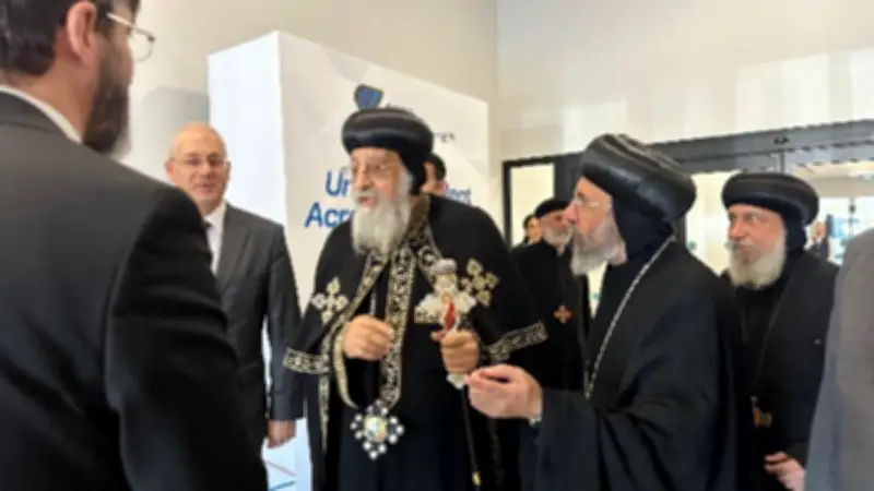 البابا تواضروس يصل إلى أنقرة في أول زيارة له لتركيا