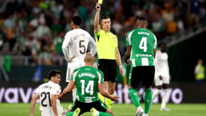 سخرية واسعة من بيلينجهام بعد صدامه مع أمرابط في مباراة الريال وبيتيس