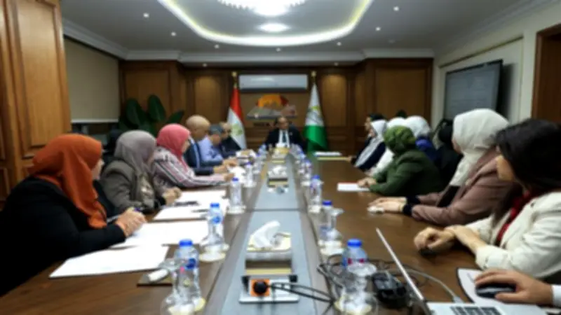 محافظ الجيزة يترأس لجنة اختيار مديري عموم الإسكان والزراعة