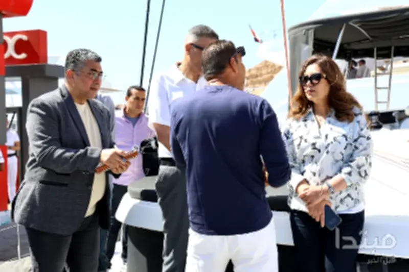 وزيرة التنمية المحلية ومحافظ جنوب سيناء يتفقدان مواقع الغوص السياحي