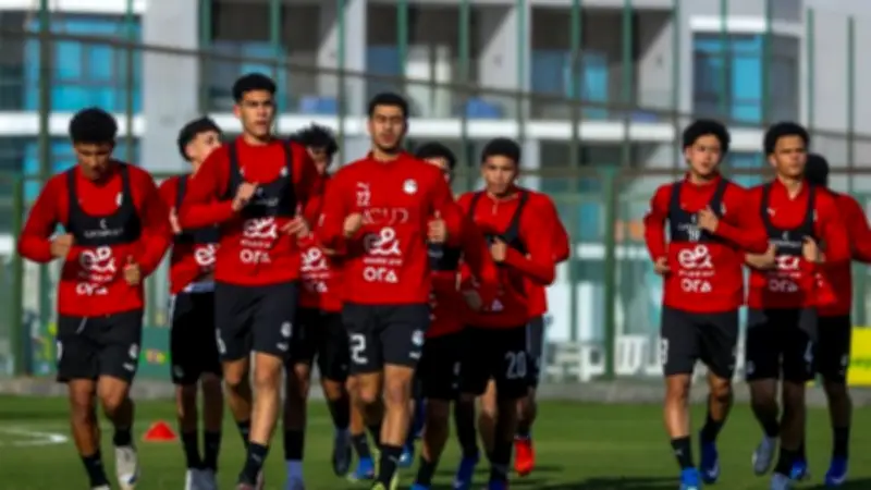 منتخب الناشئين يواصل تدريباته استعدادًا لمواجهة الجزائر ودياً