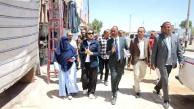 محافظ الوادي الجديد تتابع رفع كفاءة الطرق في ختام جولة بمركز باريس