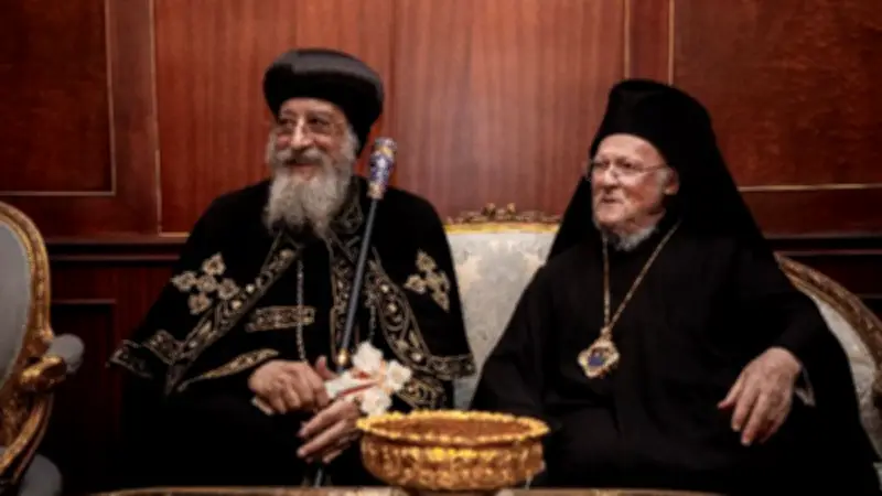 البابا تواضروس يزور البطريرك برثلماوس في إسطنبول في زيارة تاريخية